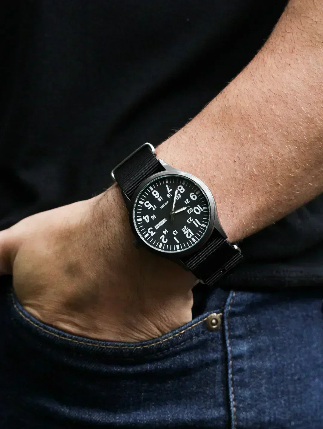 NATO STRAP MILITARY – BLACK